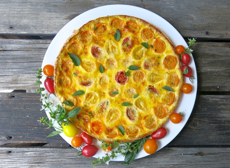 1 Tomato Tart or Quiche