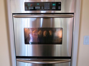 16b Baguettes in Oven with Ice