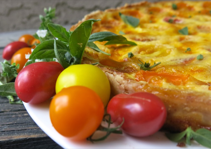 3 Tomato Tart or Quiche