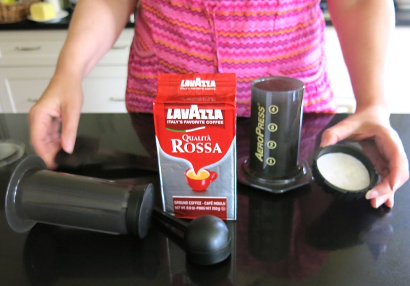 3. AeroPress and Lavazza