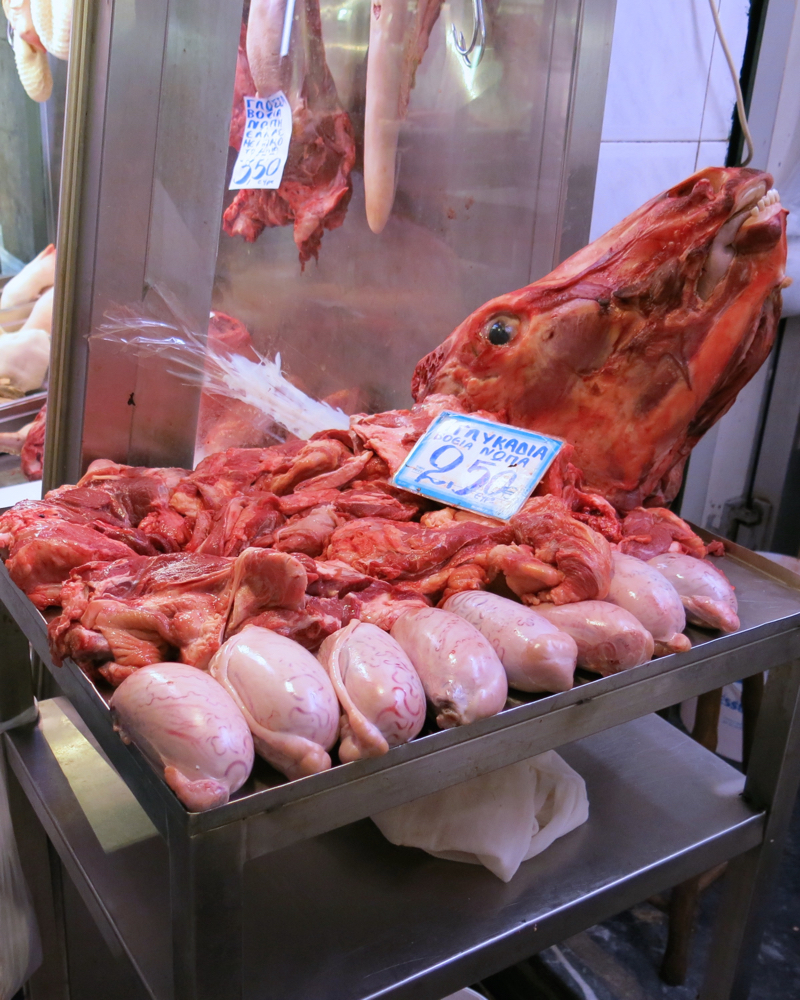 36 Athens Central Meat Market Bull Testicles