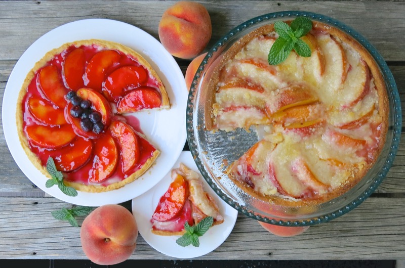4 Simple Summer Peach Tart