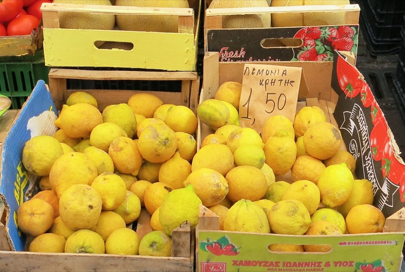 68 Athens Fruit and Vegetable Market Lemons