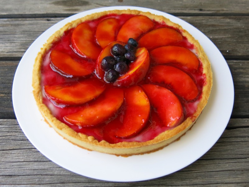 8 Fresh Peach Tart