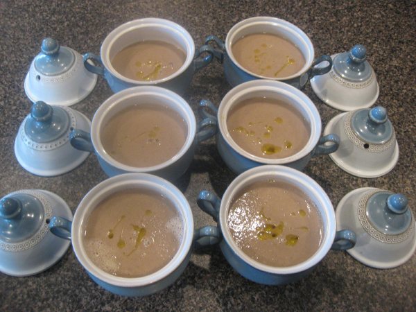 Thermomix Porcini Chestnut Soup with Truffle Oil 038