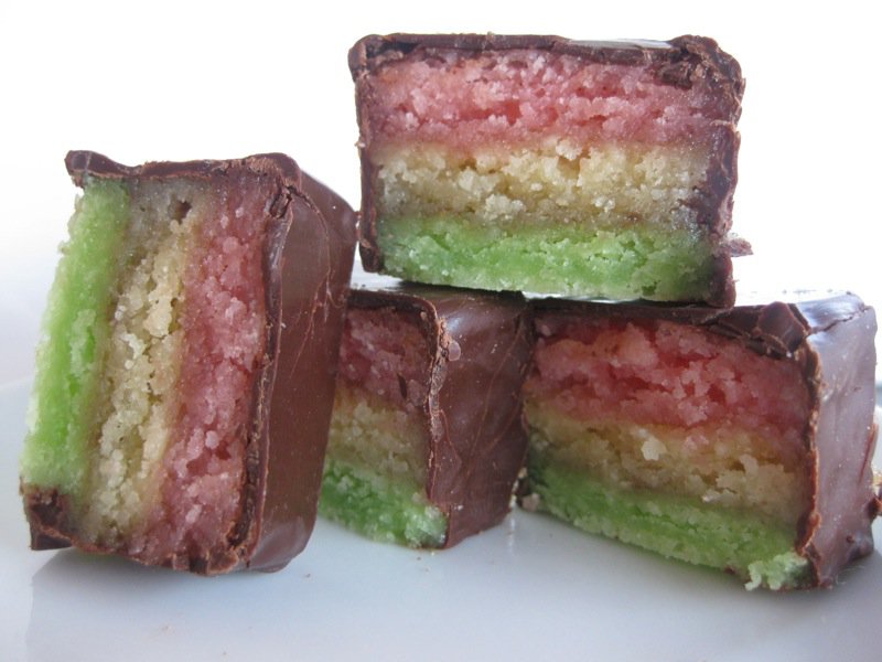 Thermomix Venetian Marzipan Rainbow Cookies