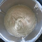 17a Traditional German Brown Bread Dough with Wheat Flour