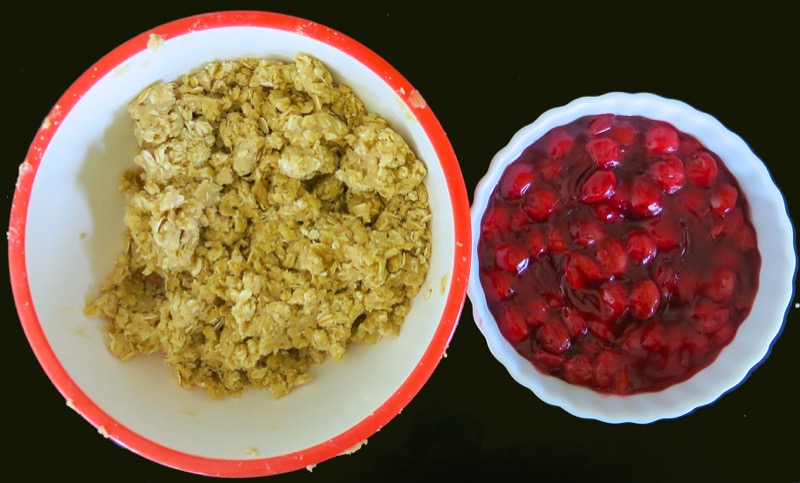 6 Sour Cherry Crisp Topping