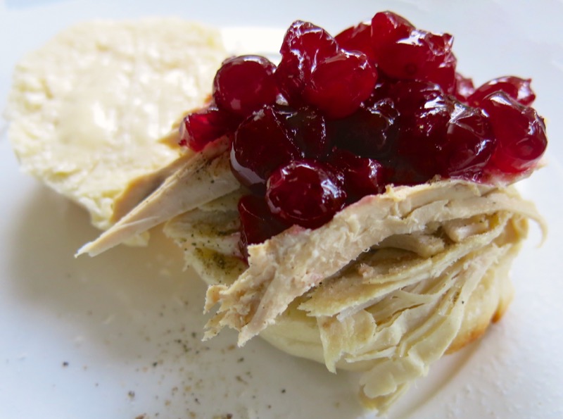 3 Turkey and Cranberry Bun