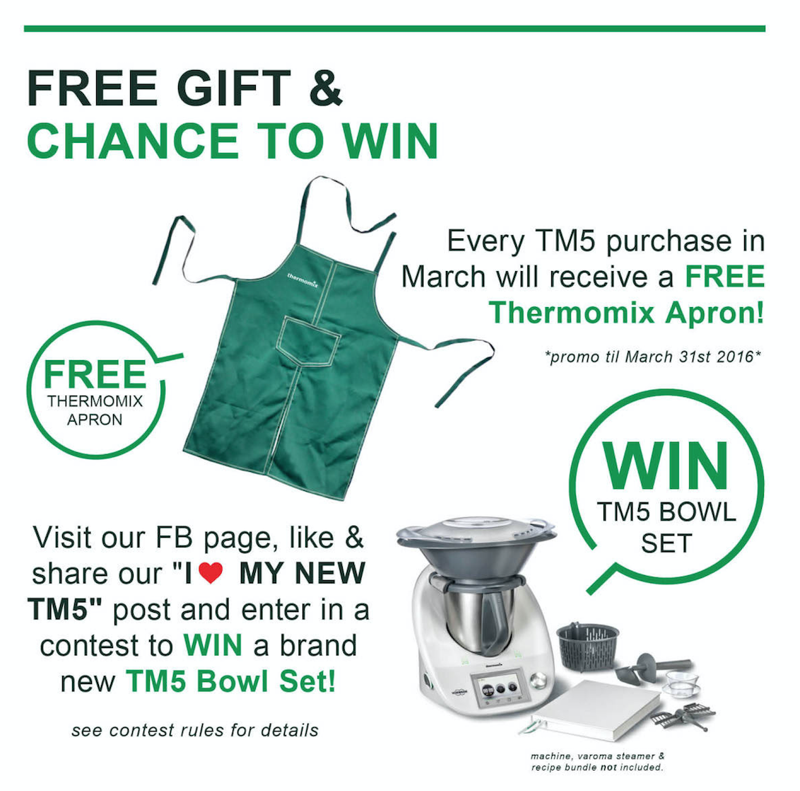 March 2016 Thermomix Canada Contest Incentive