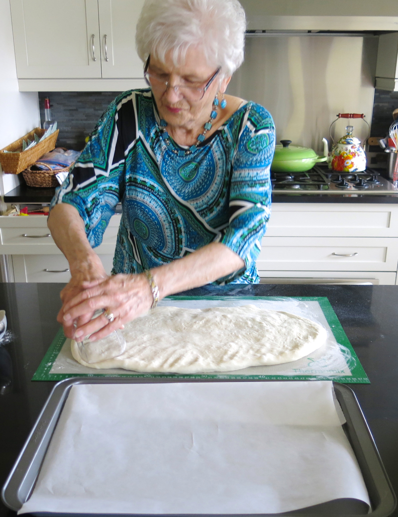 40 Helen McKinney Cutting Buns from Dough