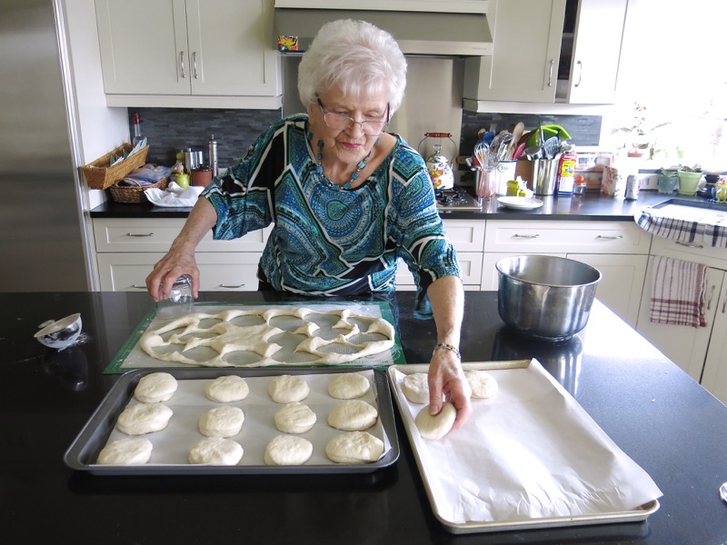 45 Helen McKinney Cutting Buns from Dough