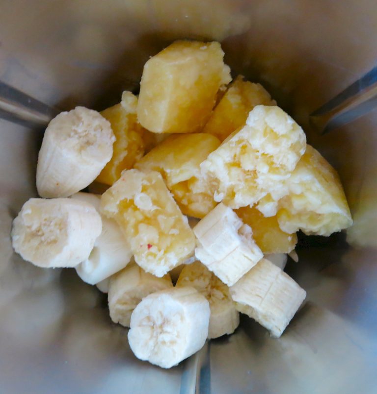 A Healthy Indulgence Pina Colada Frozen Yogurt