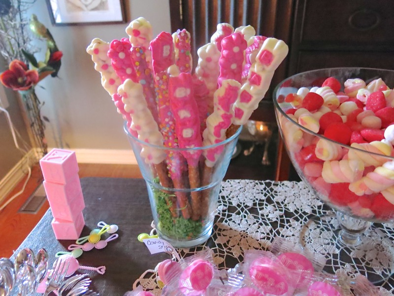 6a Girl Baby Shower Old Fashioned Pretzel Sticks