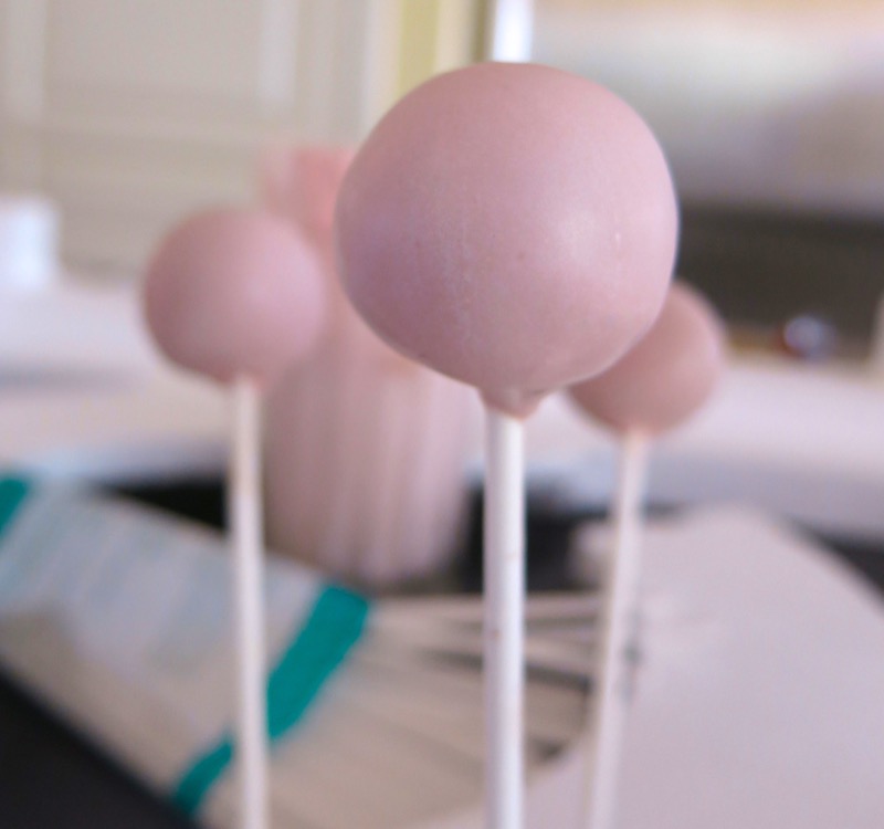 16 Cake Pops Dipped