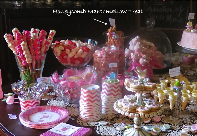 1 Honeycomb Marshmallow Treat on Dessert Buffet copy