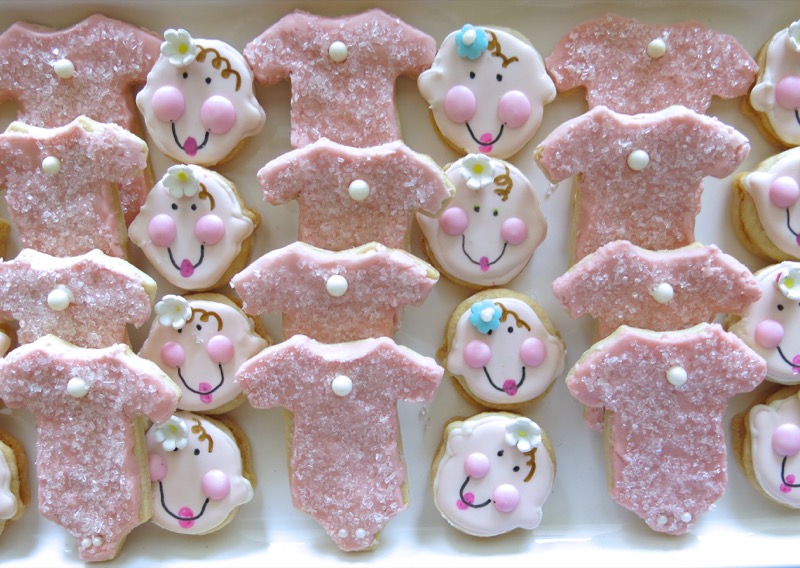 18 Baby Onesie Butter Cookies