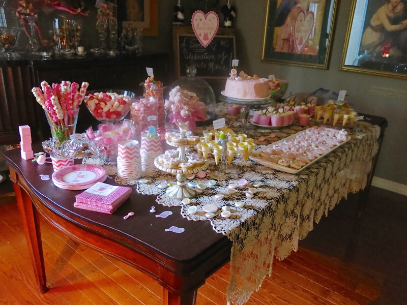 23 Girl Baby Shower Dessert Buffet