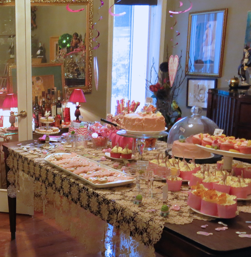 28 Girl Baby Shower Dessert Buffet