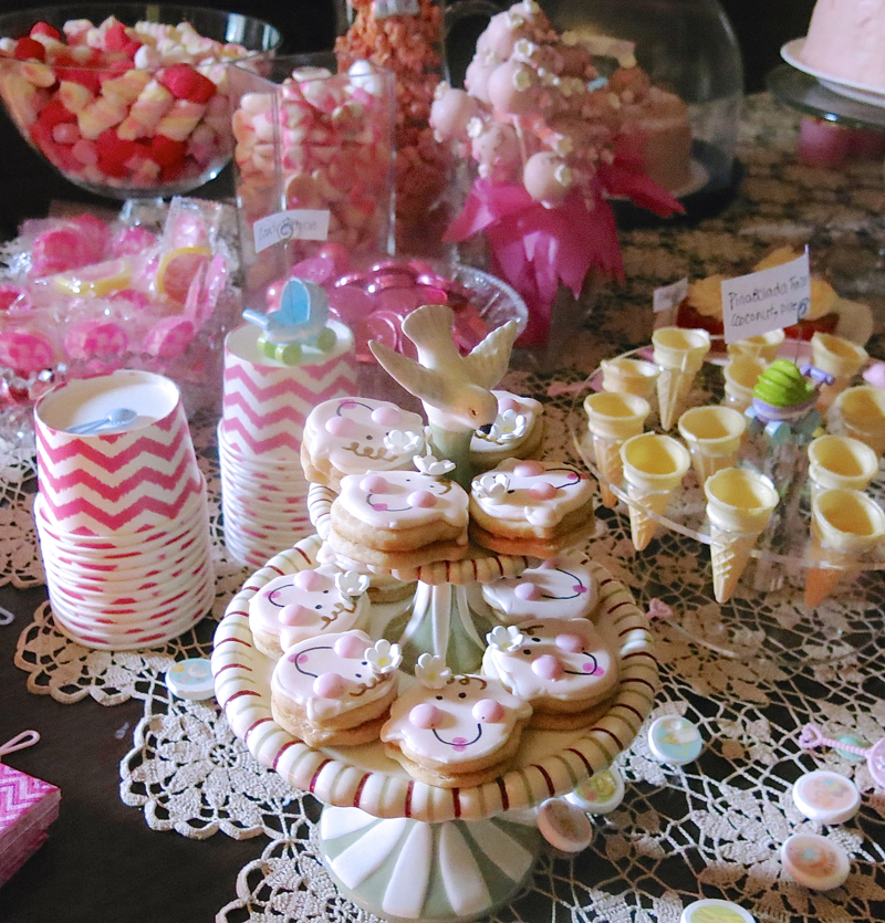 6 Girl Baby Shower Dessert Buffet