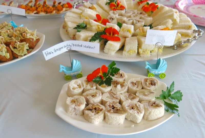 7 Girl Baby Shower Savory Buffet