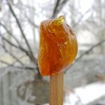 Canadian Maple Syrup Taffy Candy