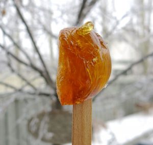 Canadian Maple Syrup Taffy Candy