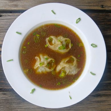 Russian Dumpling Won Ton Soup