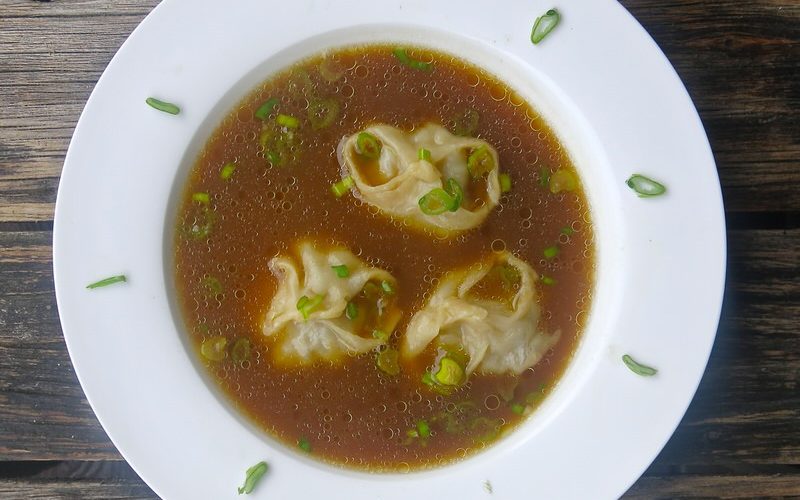 Russian Dumpling Won Ton Soup