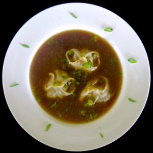 Russian Dumpling Won Ton Soup