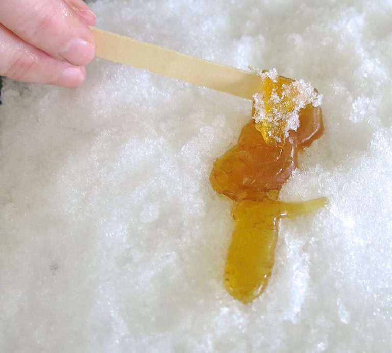 Canadian Maple Syrup Taffy Candy An Eastern Canadian Tradition