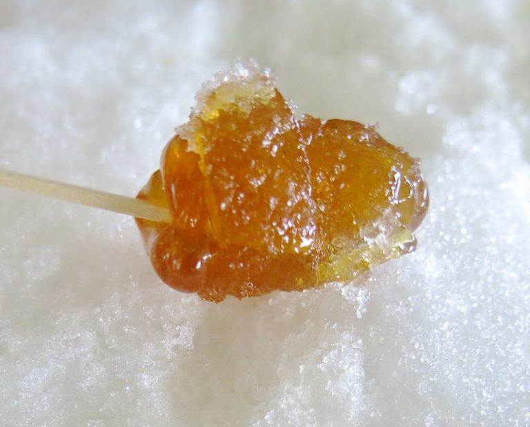 Canadian Maple Syrup Taffy Candy An Eastern Canadian Tradition