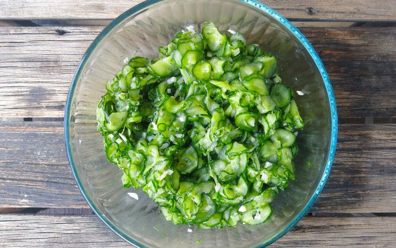 Crispy Cucumber Dill Salad