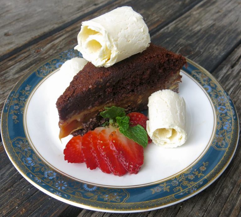 Homemade Turtle Cake with Homemade Caramel Filling A Canadian Foodie