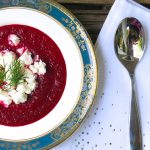 Apple Beet Soup with Feta