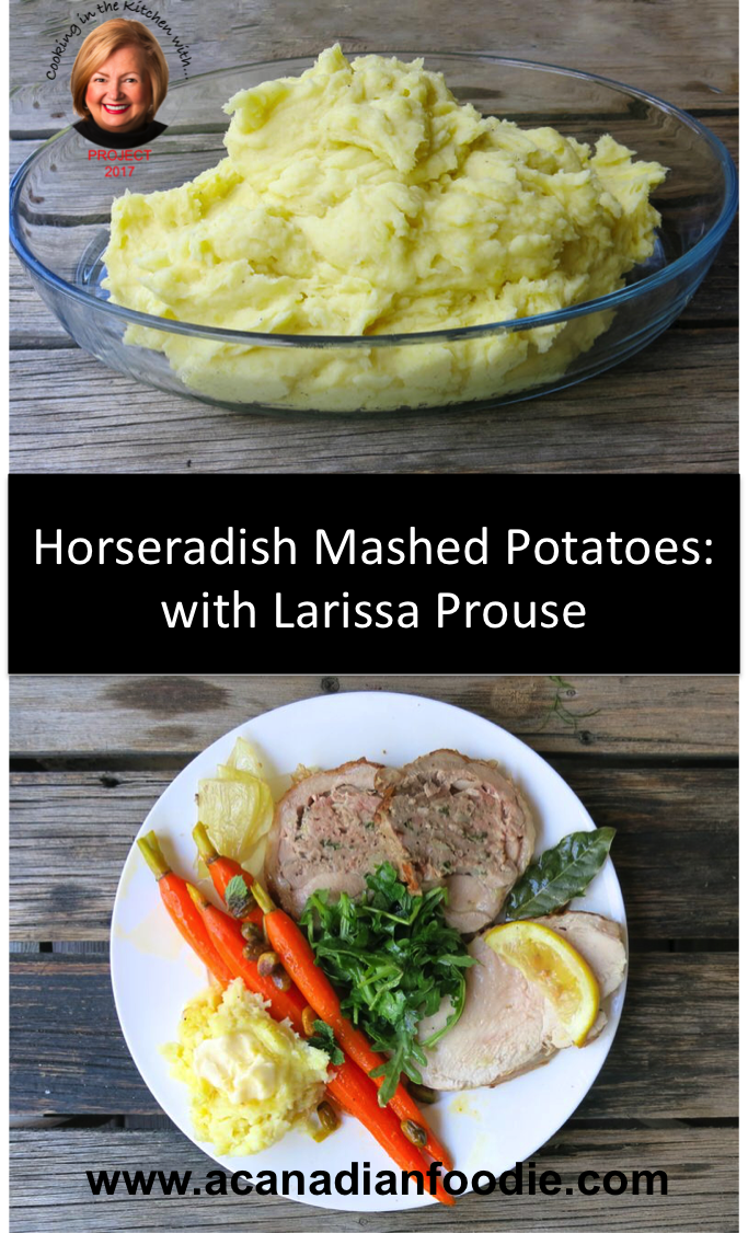 Horseradish Mashed Potatoes is one of five recipes with Larissa Prouse sharing her festive Canadian Holiday Turkey Dinner #ACFValerieCookingWithYOU #ACFValerieCookingWithYOU! #horseradishmashedpotatoes #mashedpotatoes