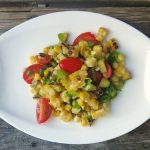 Charred Corn Zucchini Tomato Salad