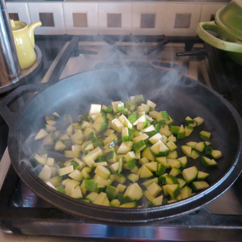 Charred Corn, Zucchini and Tomato Salad