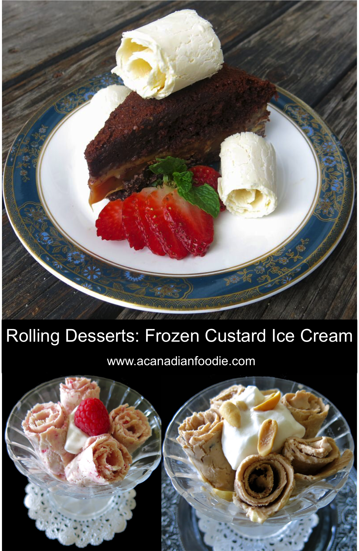 Rolling Desserts Ice Cream Flavour Ideas: step-by-step instructions with video. Great party station! @rollingdesserts #rolledicecream