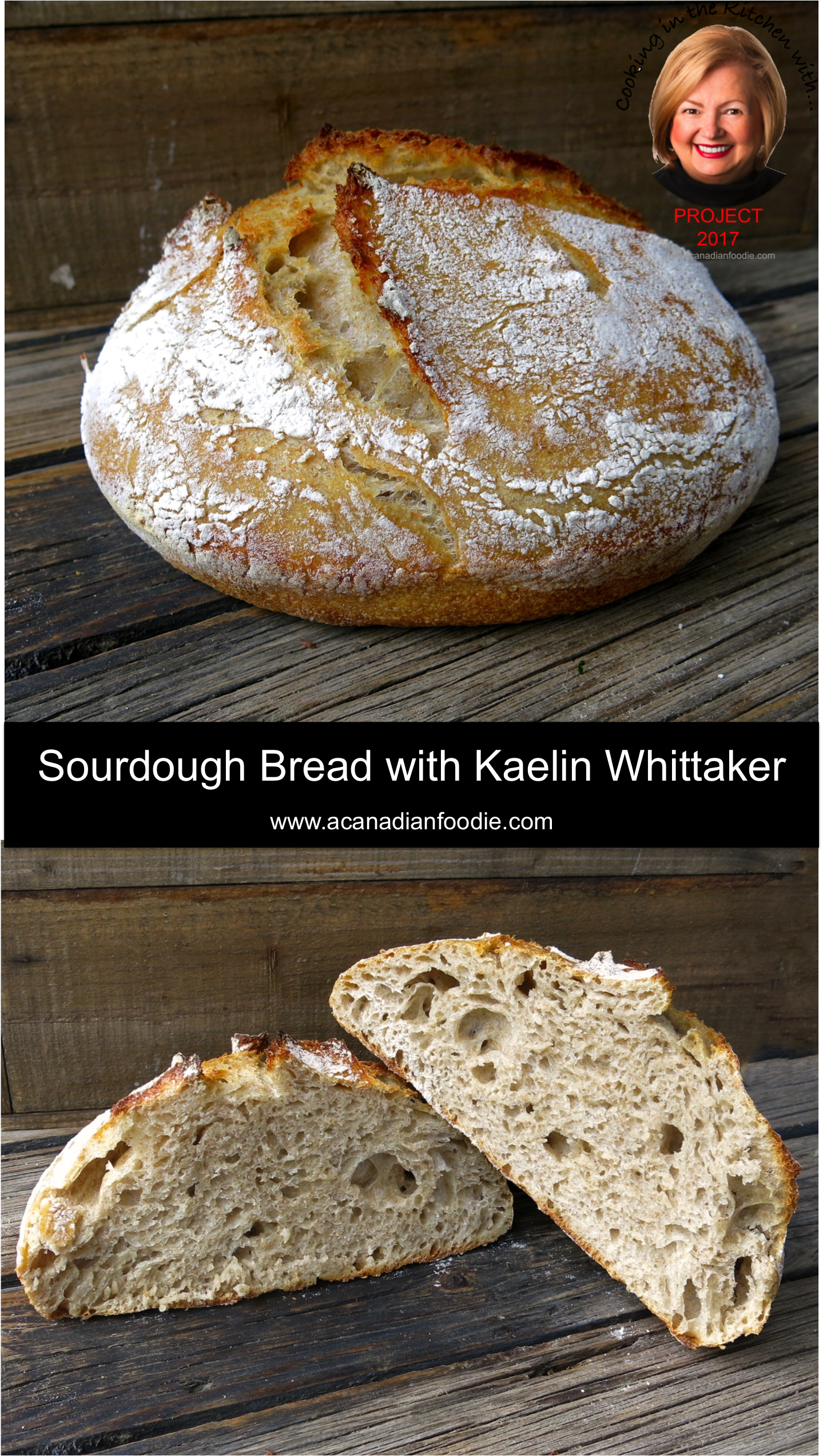 How to make great Canadian Prairie Sourdough Bread in Alberta with Kaelin Whittaker of The Ruby Apron, founder of Real Bread Alberta is a real eye-opener! #ACFValerieCookingWithYou! #realbreadAB #sourdoughbread