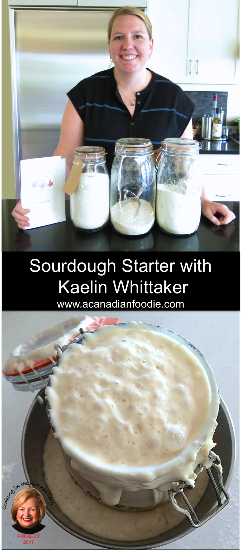 Sourdough Starter: In the Kitchen with Kaelin Whittaker at The Ruby Apron; #RealBreadAlberta, #TheRubyApron and #Ballymaloe Chef, #KaelinWhittaker with detailed step by step sourdough starter instructions. #ACFValerieCookingWithYou! @BallymaloeCS
