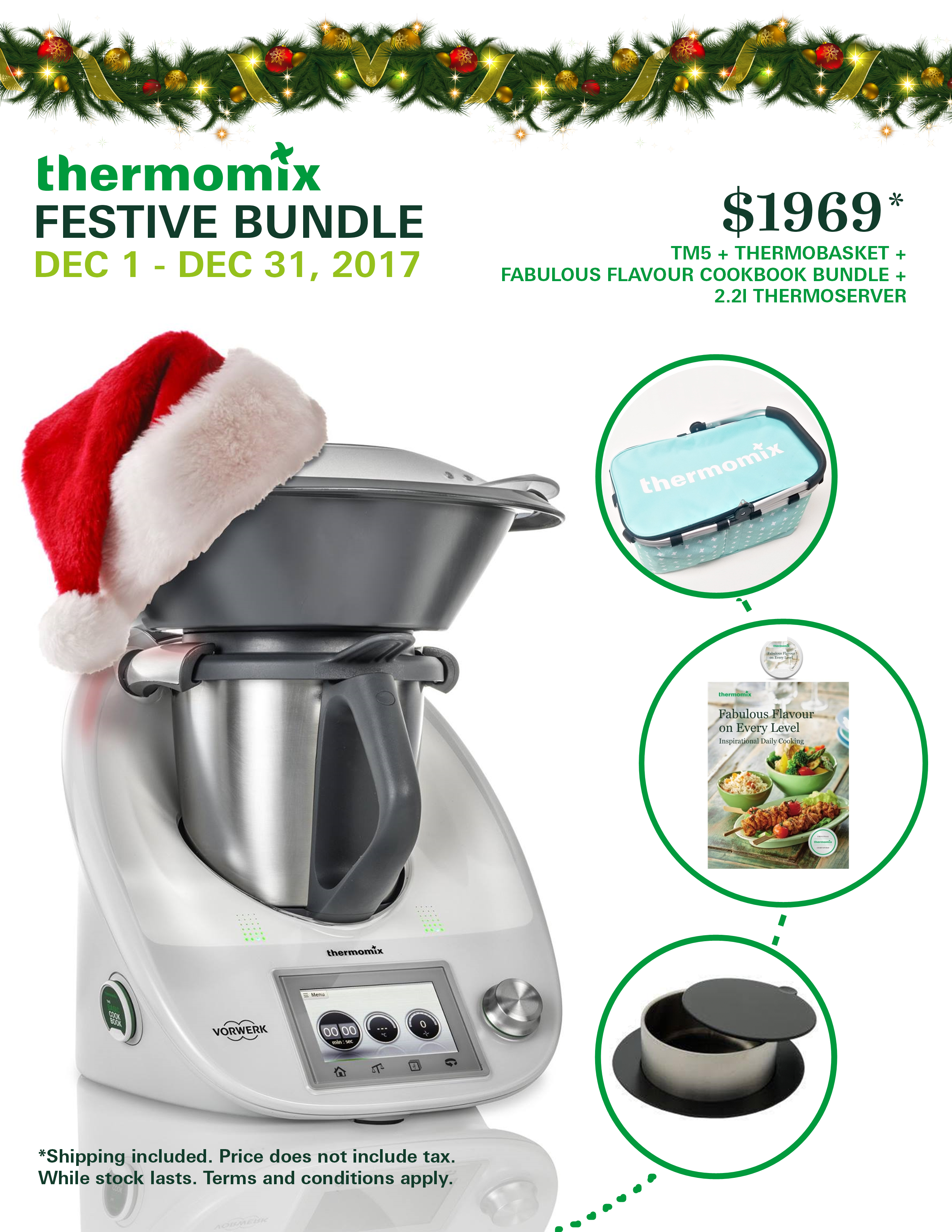 Buy a Thermomix for Christmas! The time is now! Thermomix Customer Incentive December 2017 includes two great free gifts and other options. #Thermomix