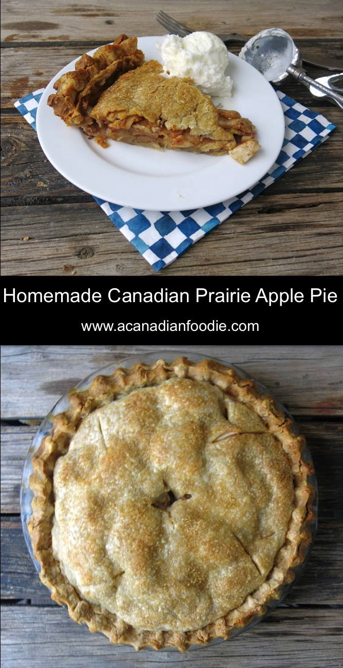 Homemade Apple Pie was a Sunday Dinner Favourite and is a dying Canadian Prairie traditional recipe. Nothing says