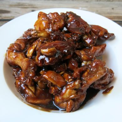 Sticky Sweet and Sour Chicken Wings