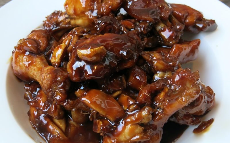 Sticky Sweet and Sour Chicken Wings
