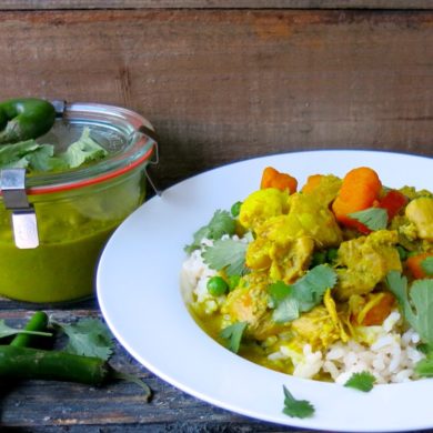 Thermomix Green Thai Chicken Curry