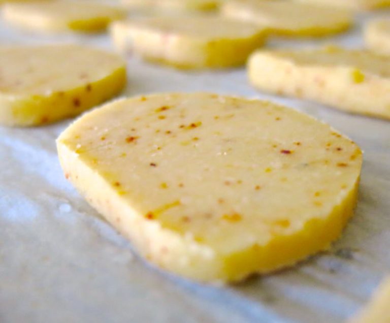 Gruyère Cheese Shortbread Crackers A Delicious Nippy Cheese Cracker