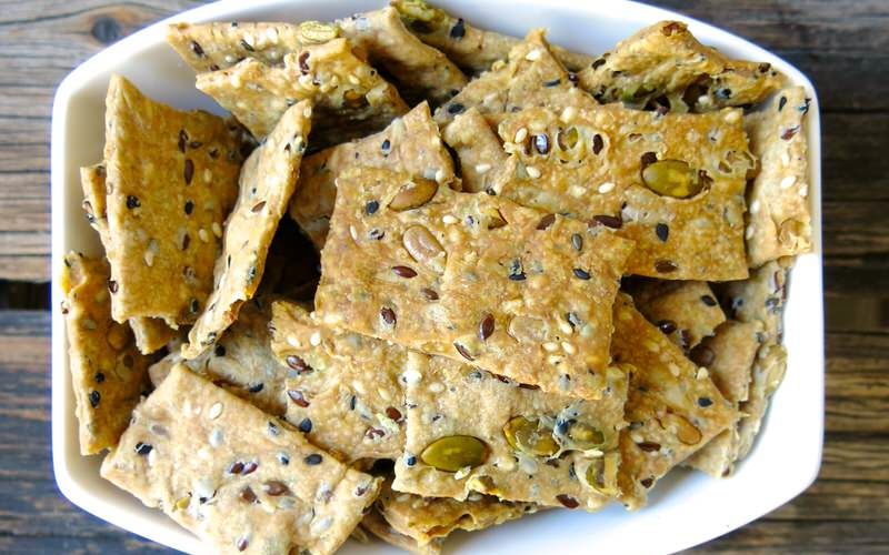 Healthy Seed Crackers