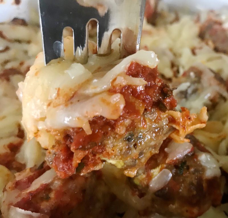 Cheesy Keto Meatballs