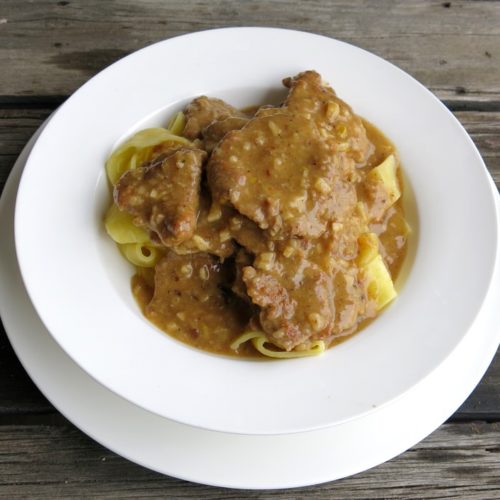 Halibut Cheeks with Asparagus and Beurre Blanc